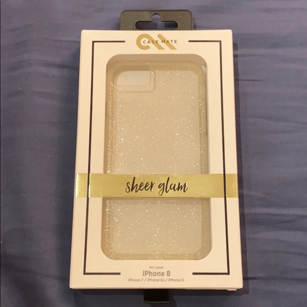 Clear Sparkly Case for iPhone 6/6s/7/8